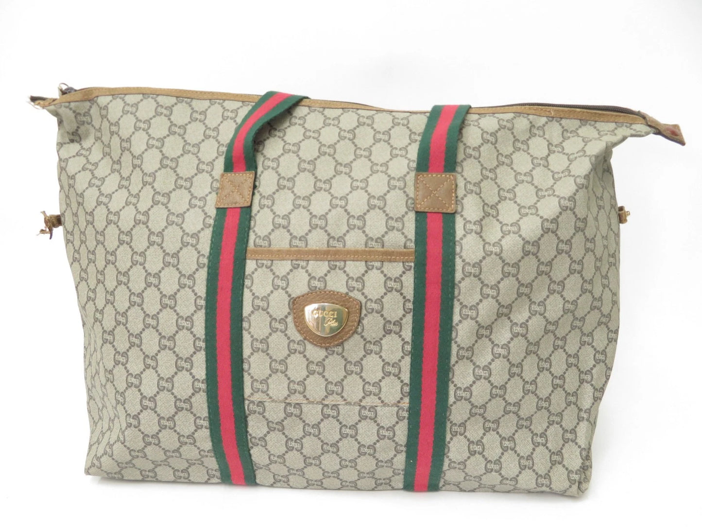 Gucci Gucci Plus Sherry Line PVC Leather Tote Shoulder Bag