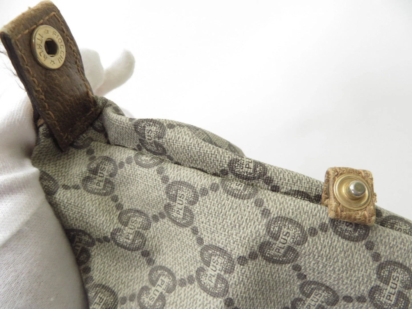 Gucci Gucci Plus Sherry Line PVC Leather Tote Shoulder Bag