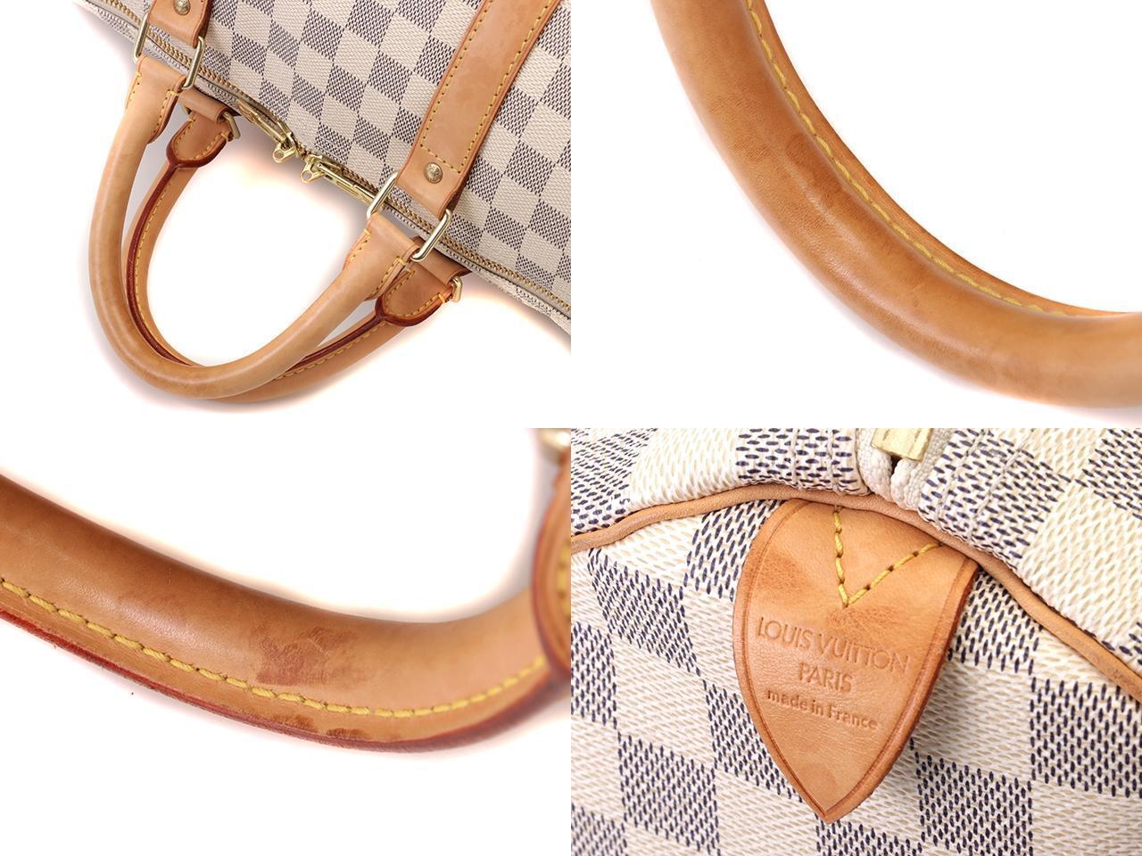 Louis Vuitton Keepall 50 Duffle White Damier Azur