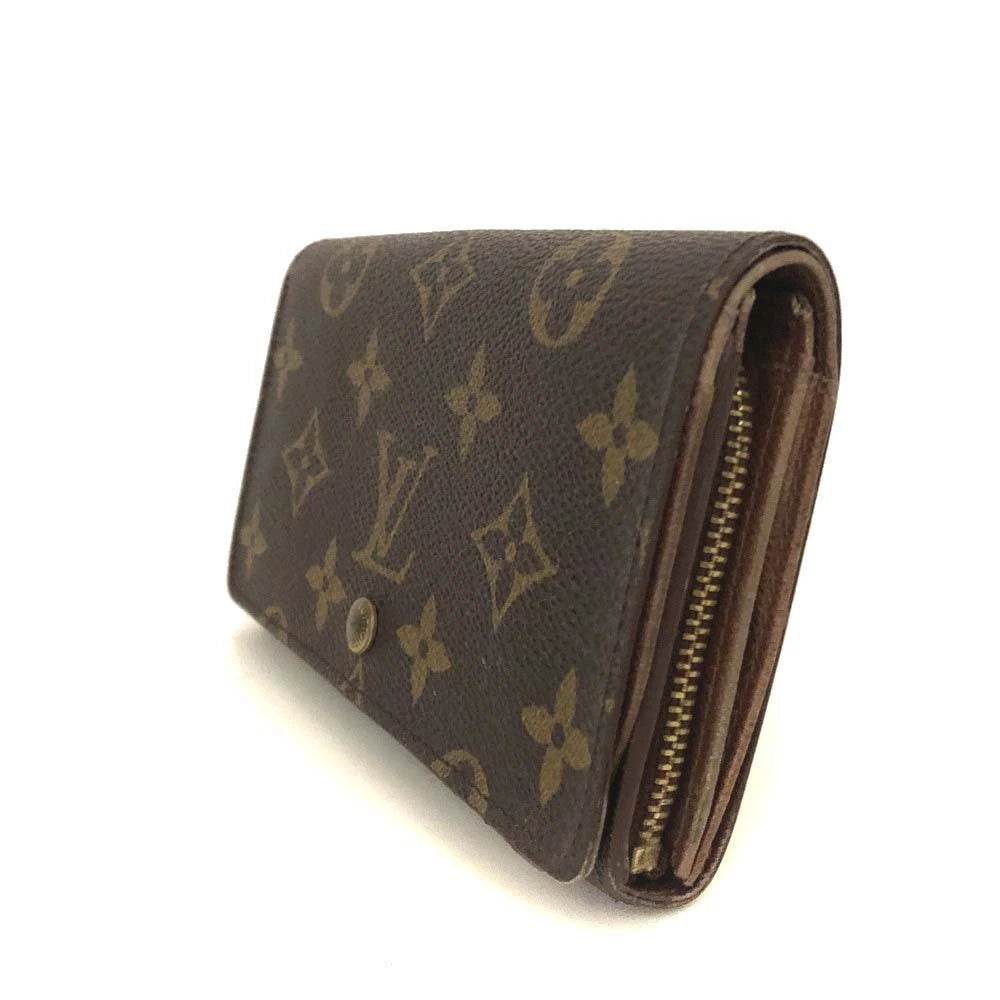 Louis Vuitton Monogram Porte Monnaie Billets Tresor Bifold Wallet RA1925