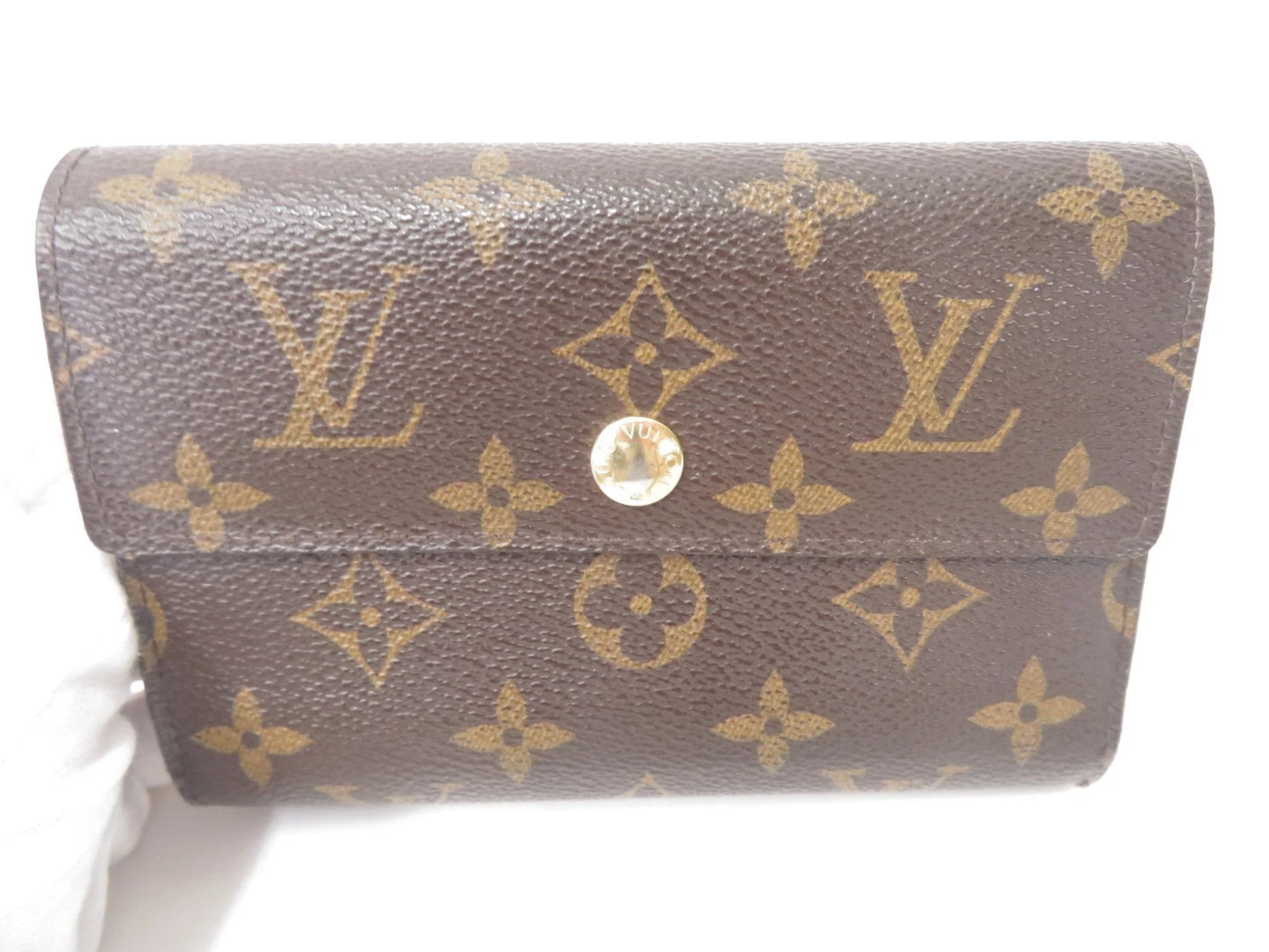 $775 LOUIS VUITTON Monogram Alexandra Trifold Wallet CA1180 2010