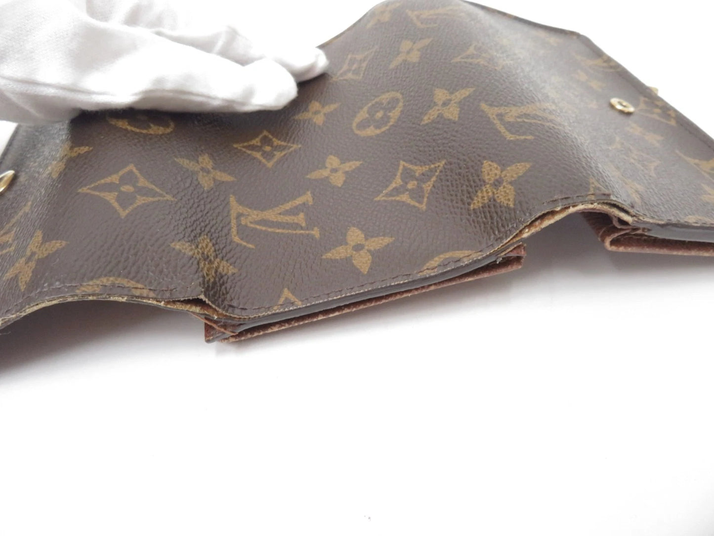 $775 LOUIS VUITTON Monogram Alexandra Trifold Wallet CA1180 2010