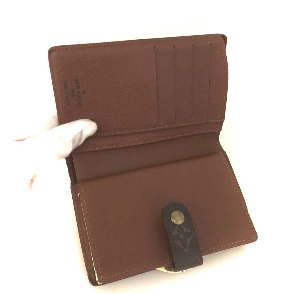 $750 2000 Louis Vuitton Monogram French Kisslock Wallet SD1000