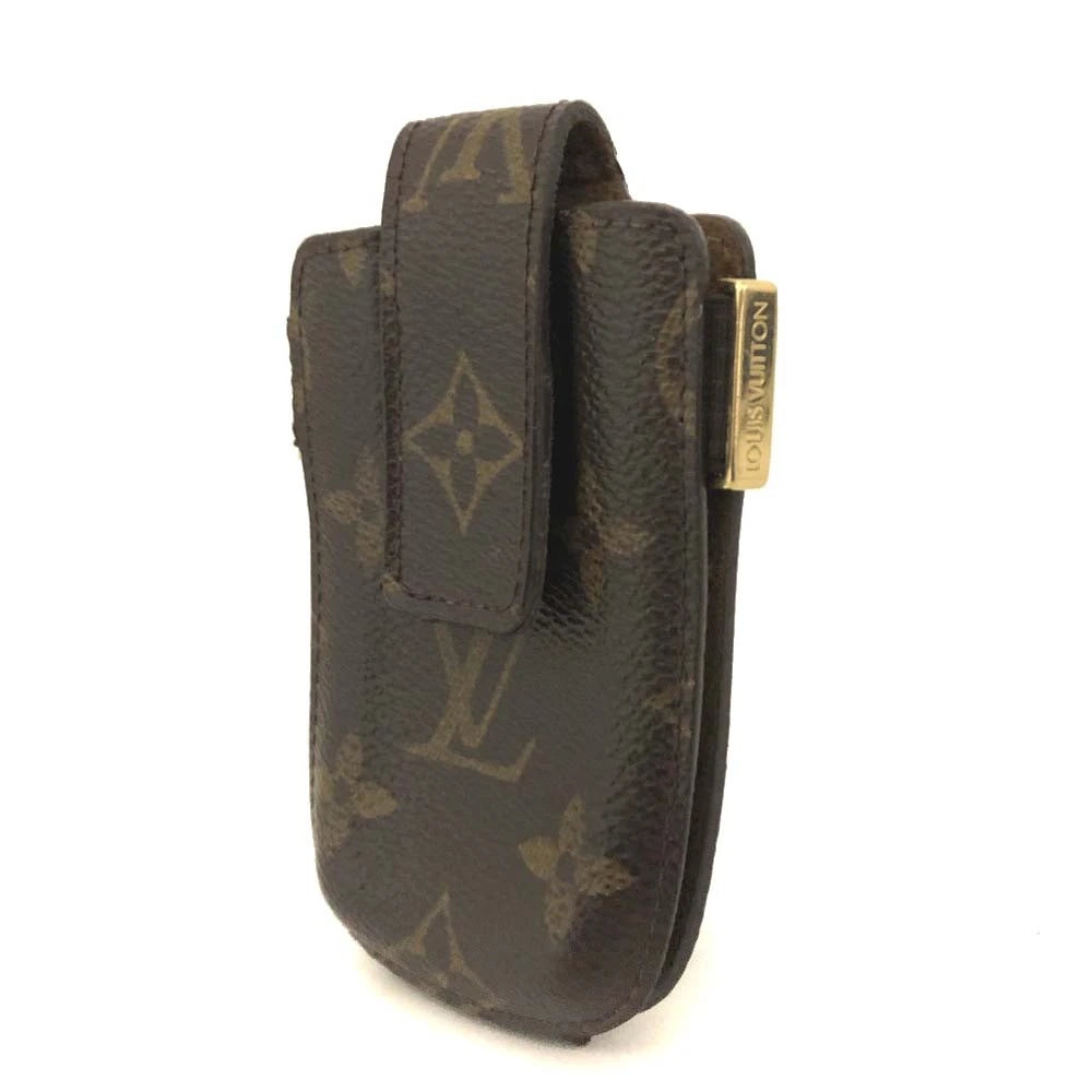 $250 Louis Vuitton Monogram Etui Telephone Japan Cellphone Case MI0042