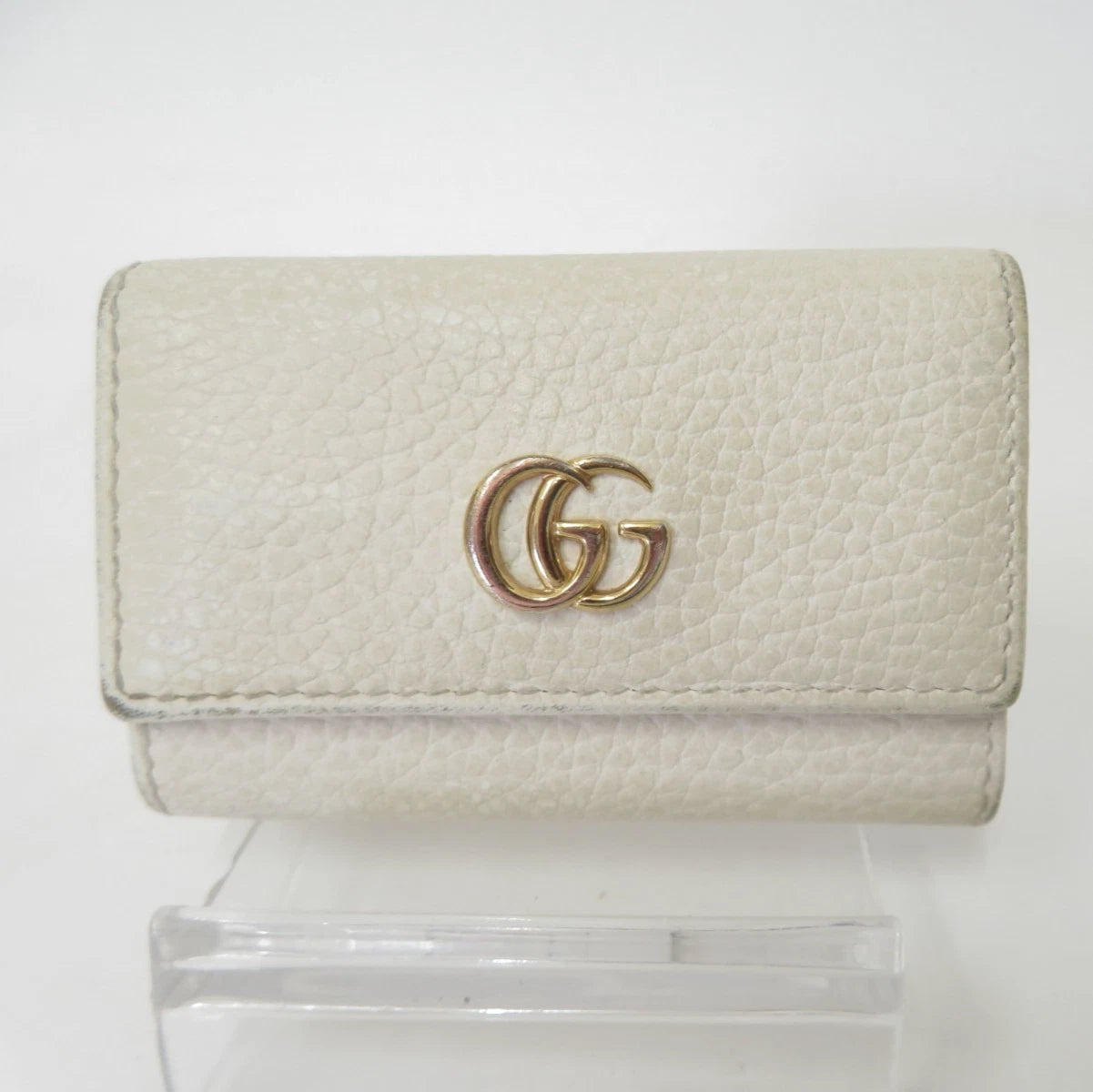 GUCCI GG Marmont Leather 6 Ring Key Case
