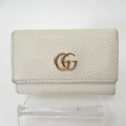 GUCCI GG Marmont Leather 6 Ring Key Case