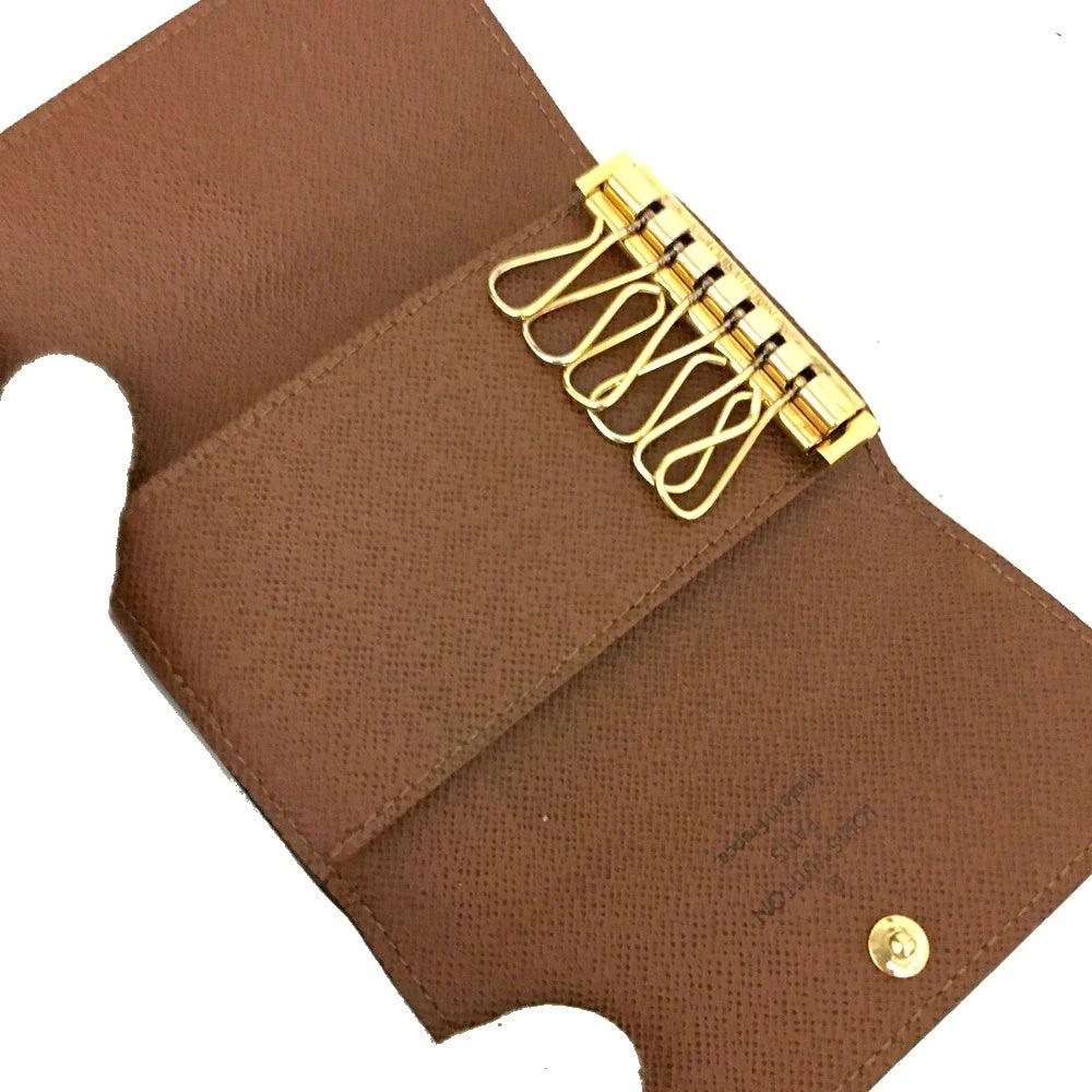 Louis Vuitton Monogram Multicles 6 Ring Key Case Brown RFID