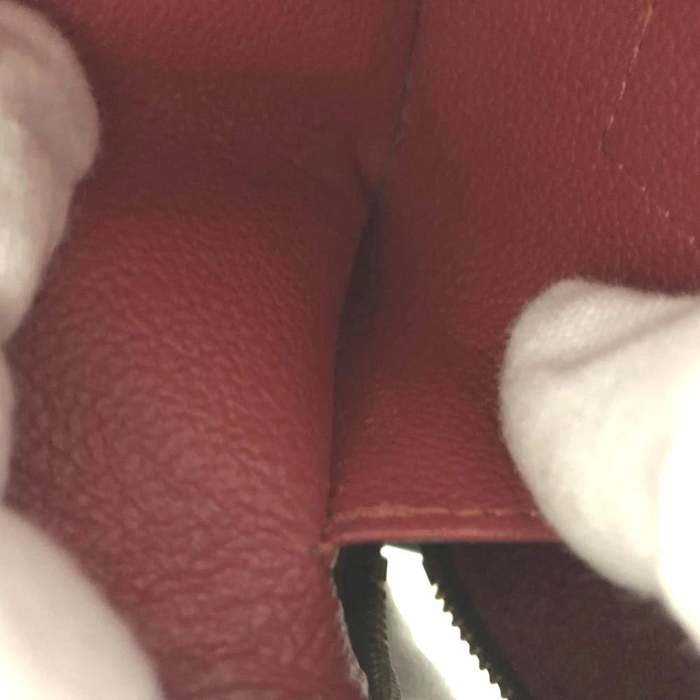 $600 Louis Vuitton Damier Ebene Pochette Demi Ronde Cosmetics Pouch CA0096