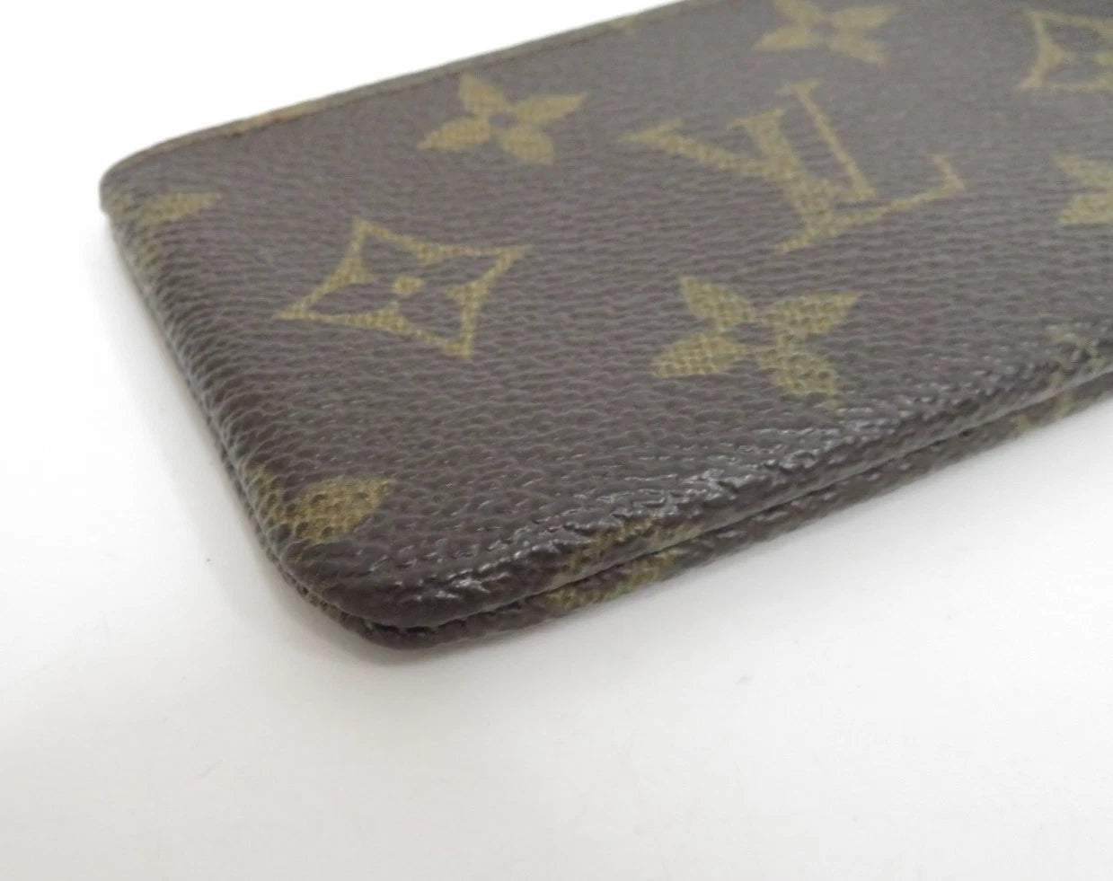 $345 LOUIS VUITTON Monogram Coin Purse Key Pochette Cles 8904ET