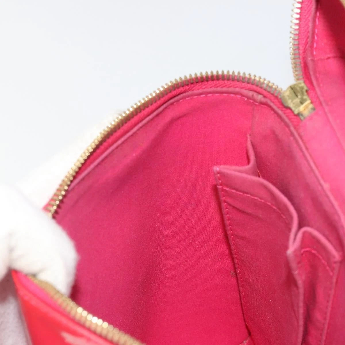 $995 2003 Louis Vuitton Fuchsia Monogram Vernis Vertical Sullivan Bag CE0013