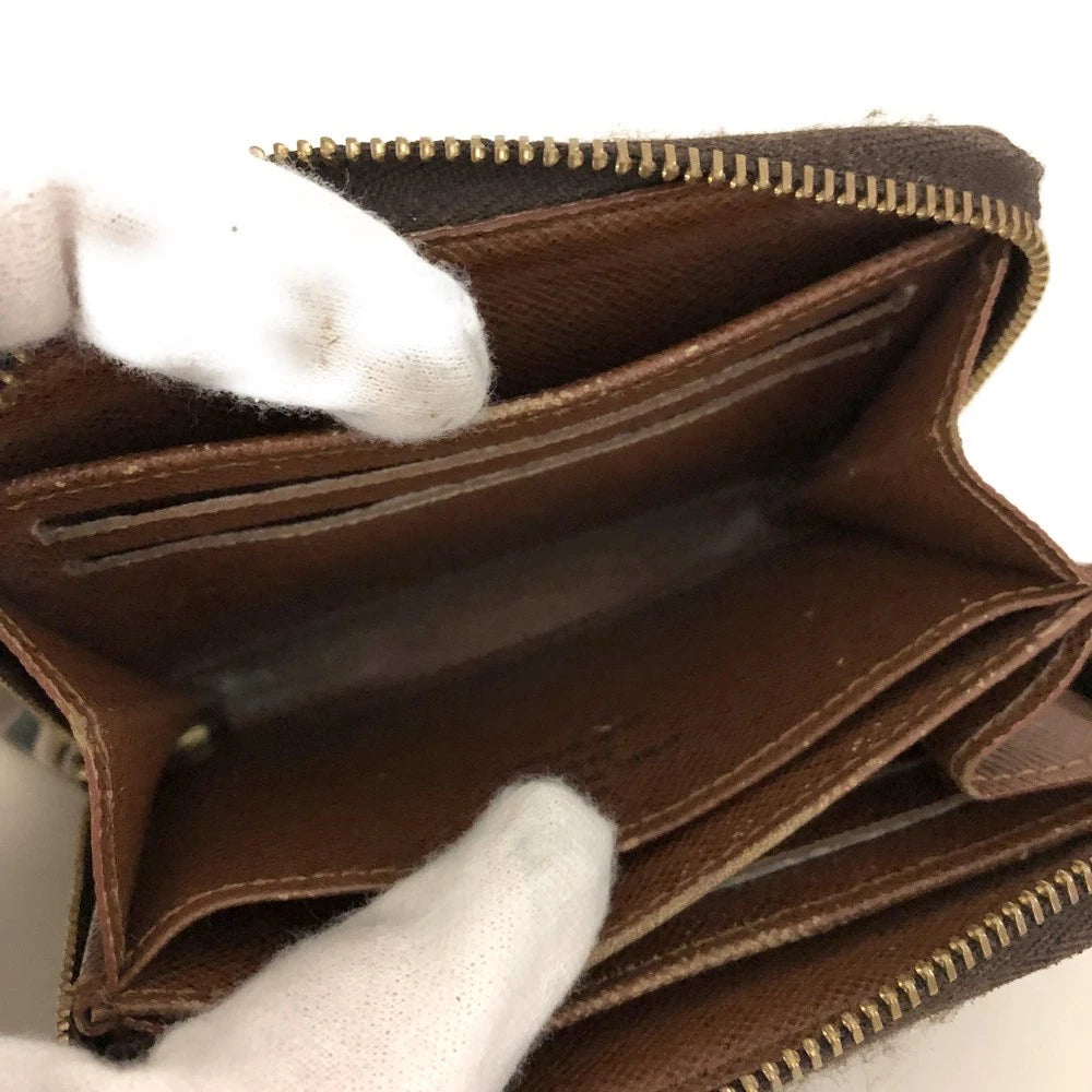 $550 2012 Louis Vuitton Monogram Zippy Coin Purse Wallet TS1152