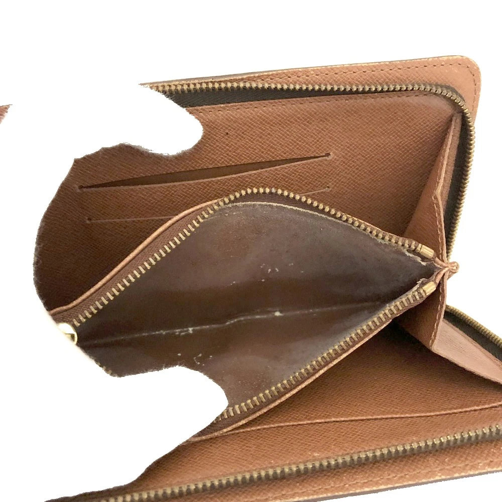 Louis Vuitton Monogram Porte Monnaie Zippy Long Wallet Brown CA0938