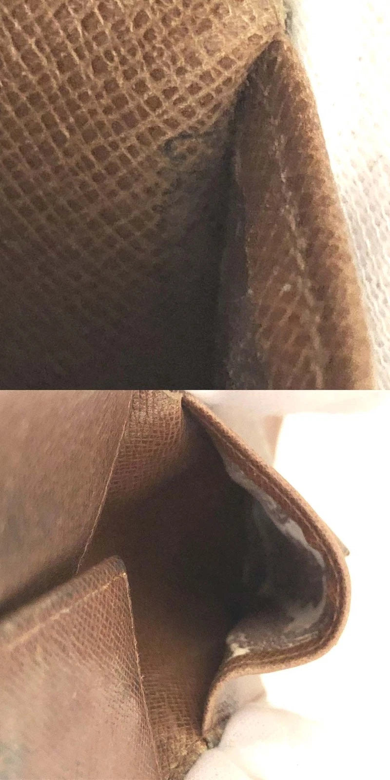 $545 Louis Vuitton Monogram Portefeiulle Marco Bifold Wallet Brown CA0935