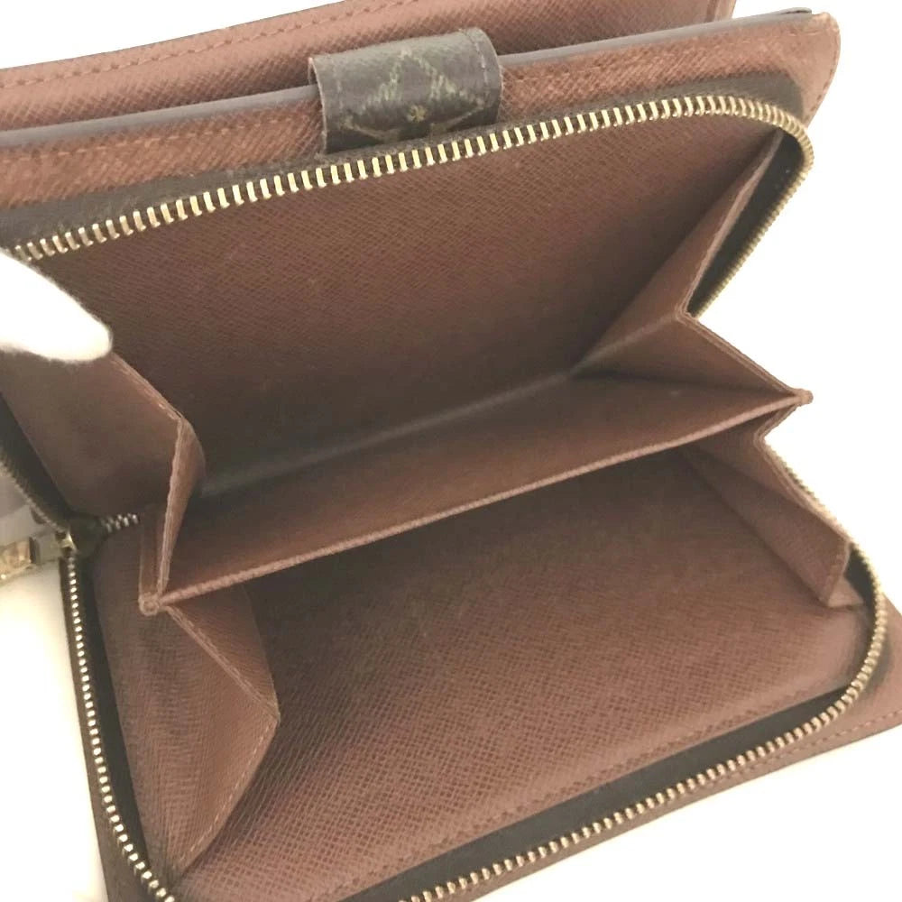 $795 2004 Louis Vuitton Monogram Porte Papier Zippe Wallet SP0044