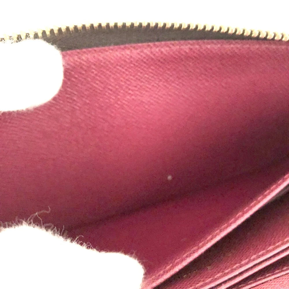 Louis Vuitton Monogram Zippy Zip Around Long Wallet Purse Brown CA0128