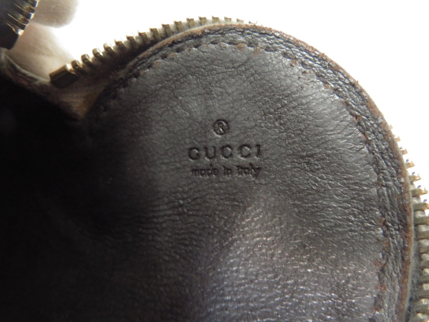 $520 GUCCI Guccissima Leather Coin Purse Compact Wallet
