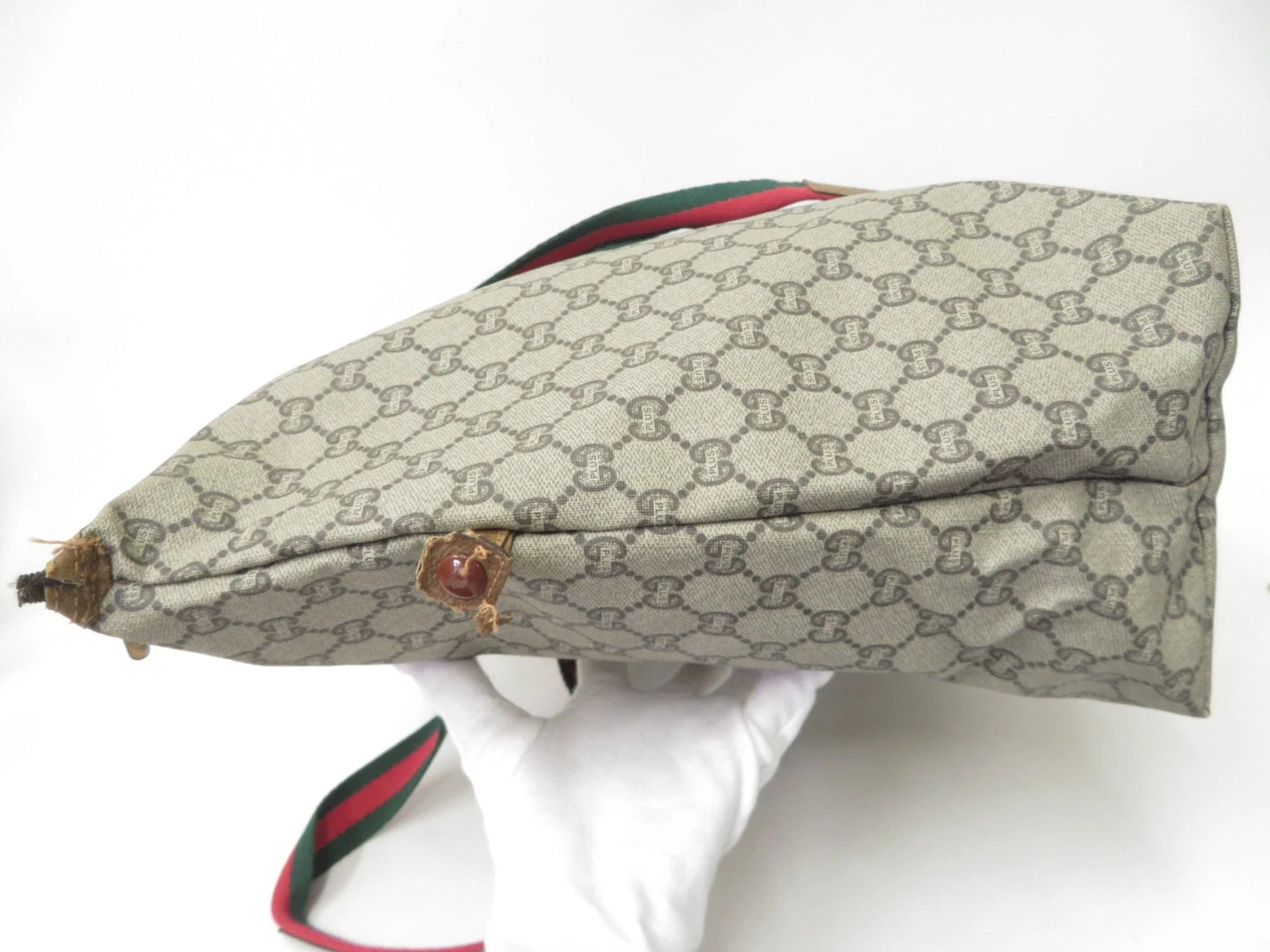 Gucci Gucci Plus Sherry Line PVC Leather Tote Shoulder Bag
