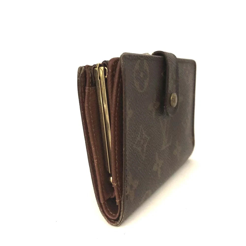 $750 2000 Louis Vuitton Monogram French Kisslock Wallet SD1000