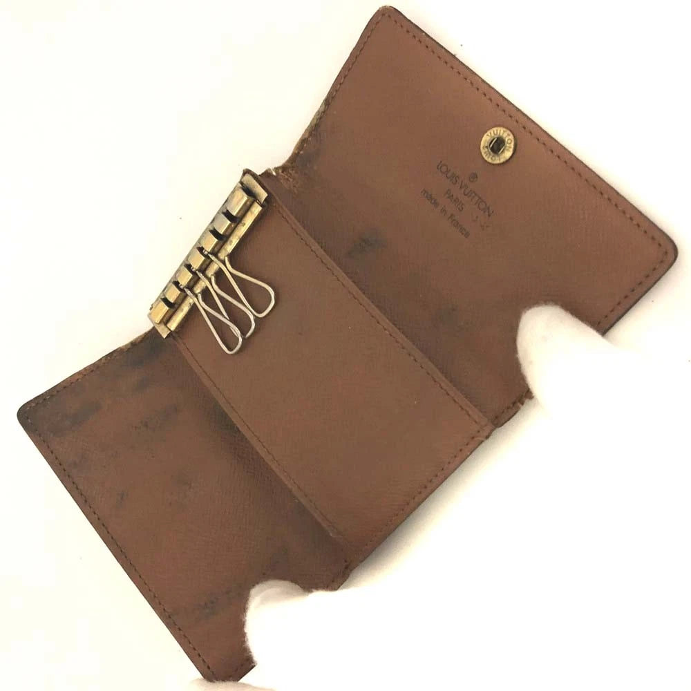 $345 Louis Vuitton Monogram Multicles 6 Ring Key Case Brown CT1916