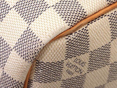 Louis Vuitton Keepall 50 Duffle White Damier Azur