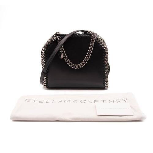 Stella McCartney Tote Box Falabella Black Faux Leather Shoulder Bag