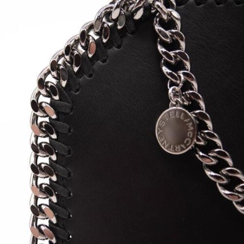 Stella McCartney Tote Box Falabella Black Faux Leather Shoulder Bag