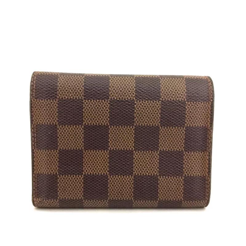 Louis Vuitton  Damier Ebene Victorine Wallet Red MI3260