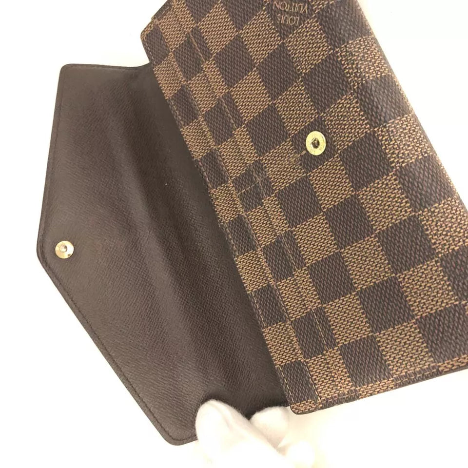 Louis Vuitton  Damier Ebene Sarah Wallet CT1116