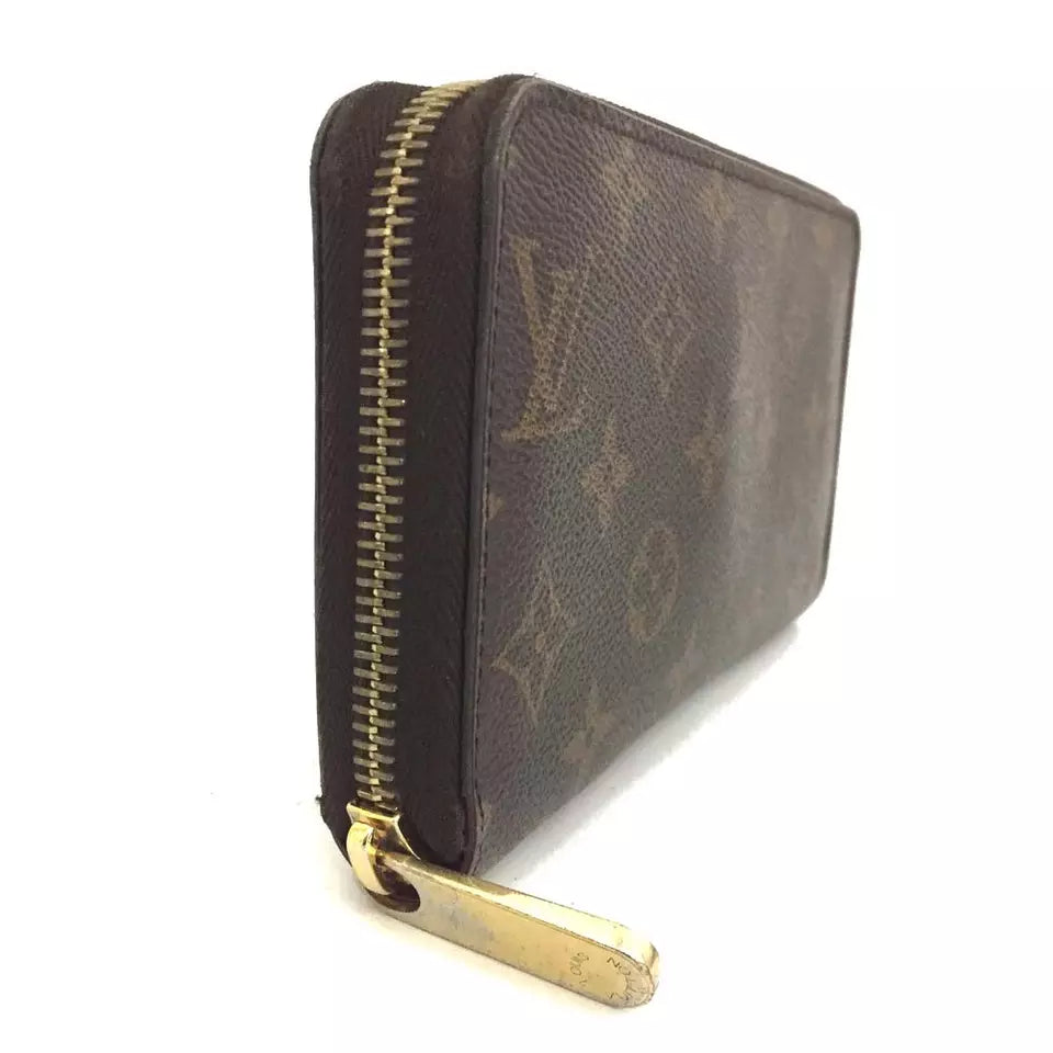 Louis Vuitton  Monogram Zippy Wallet Fuchsia CA4126