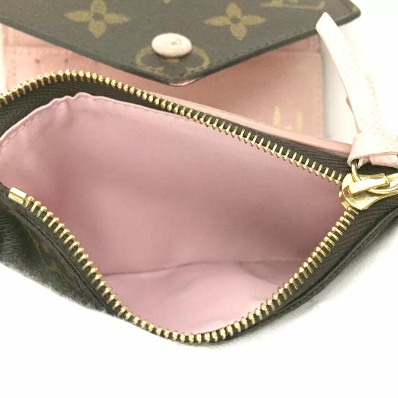 Louis Vuitton  Monogram Victorine Wallet Rose Ballerine MI3197