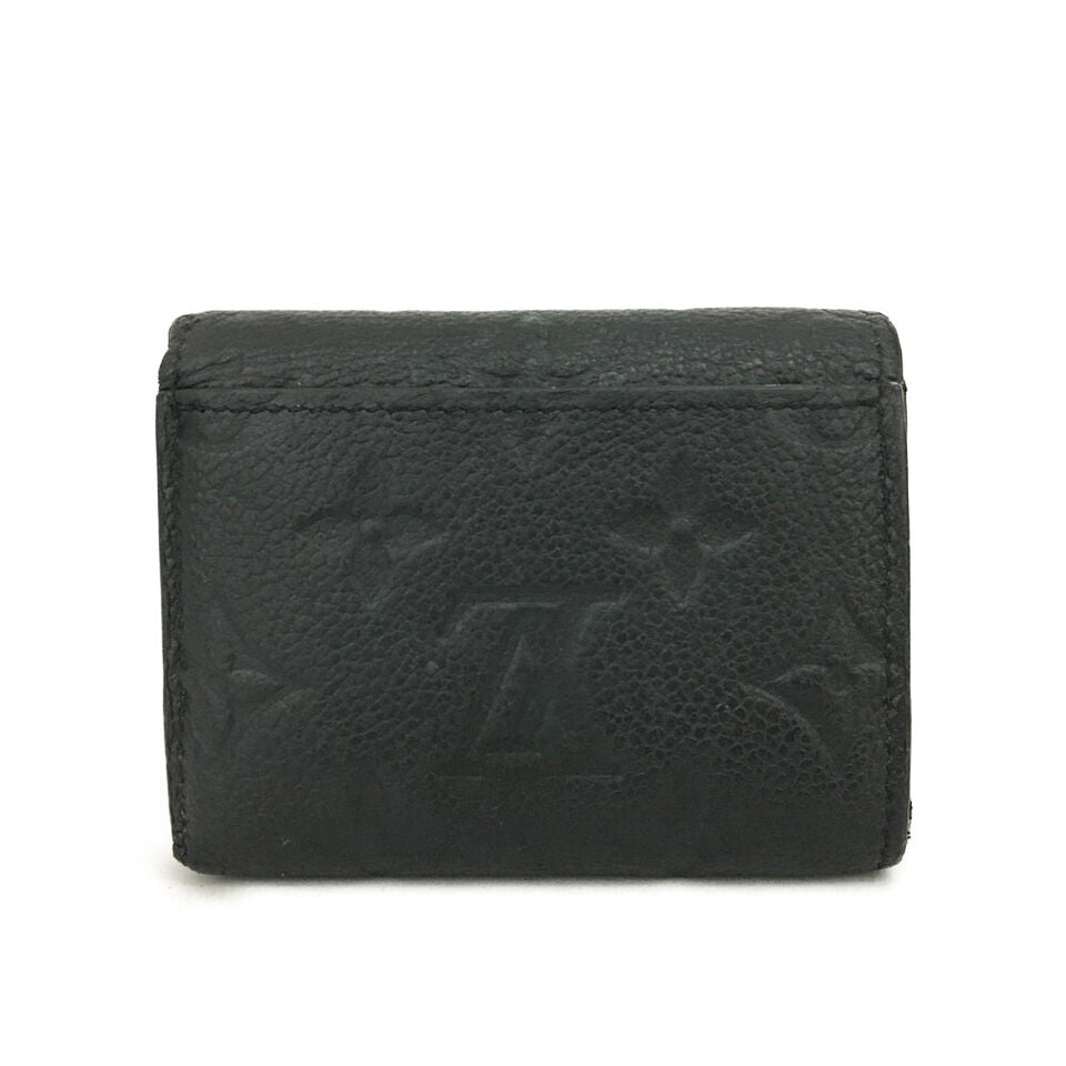 Louis Vuitton Monogram Empreinte Portefeuille Zoe Trifold Wallet Black SP4188