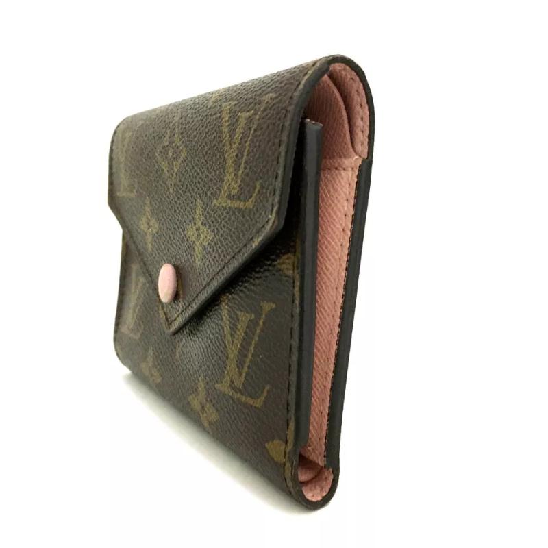 Louis Vuitton  Monogram Victorine Wallet Rose Ballerine SF1129