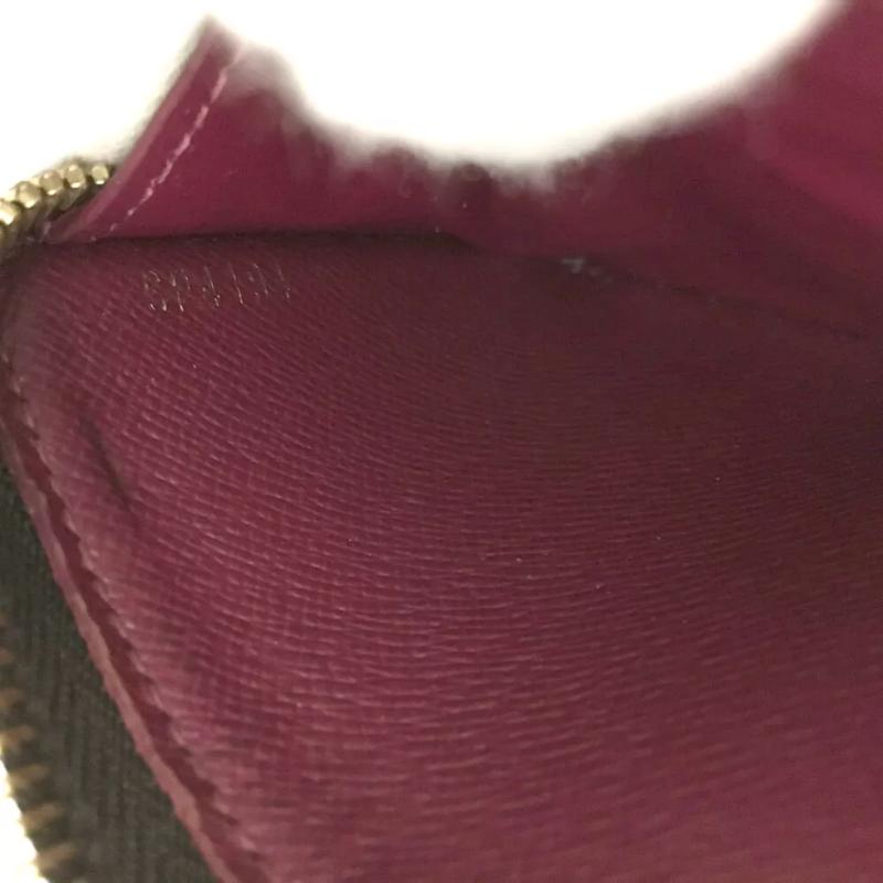 Louis Vuitton  Monogram Clemence Wallet Fuchsia CA2107