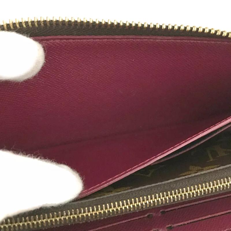 Louis Vuitton  Monogram Clemence Wallet Fuchsia CA2107