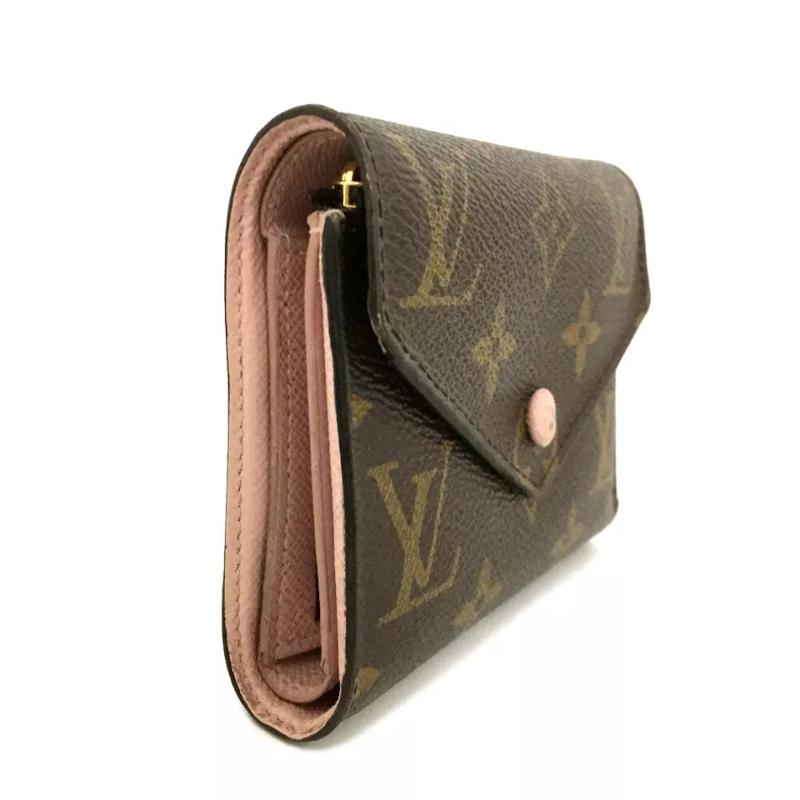 Louis Vuitton  Monogram Victorine Wallet Rose Ballerine MI3197