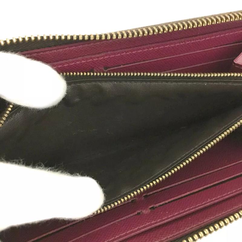Louis Vuitton  Monogram Clemence Wallet Fuchsia CA2107