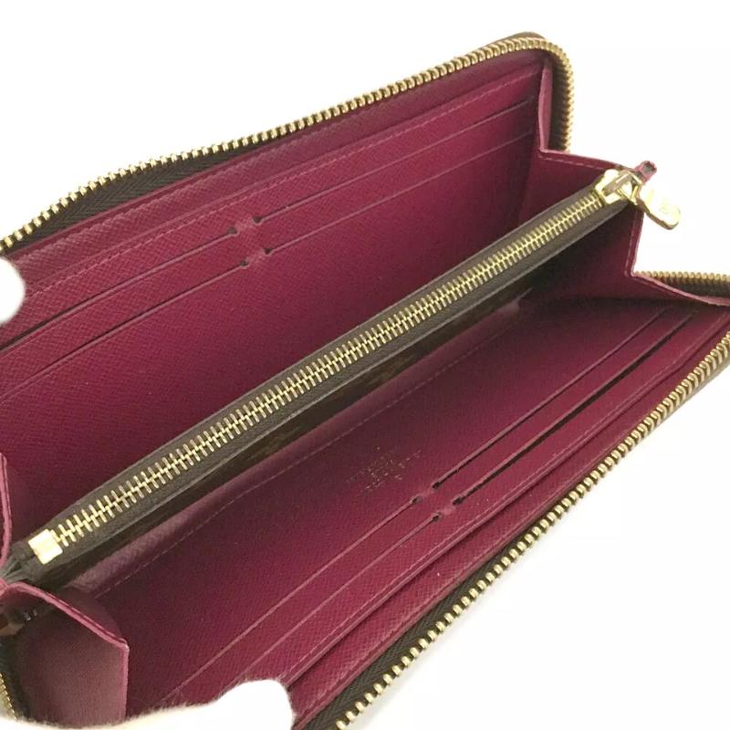 Louis Vuitton  Monogram Clemence Wallet Fuchsia CA2107