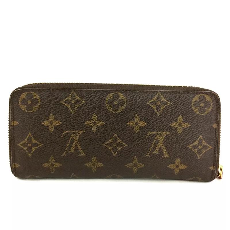 Louis Vuitton  Monogram Clemence Wallet Fuchsia CA2107