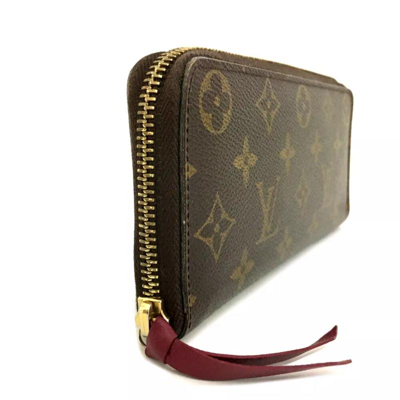 Louis Vuitton  Monogram Clemence Wallet Fuchsia CA2107