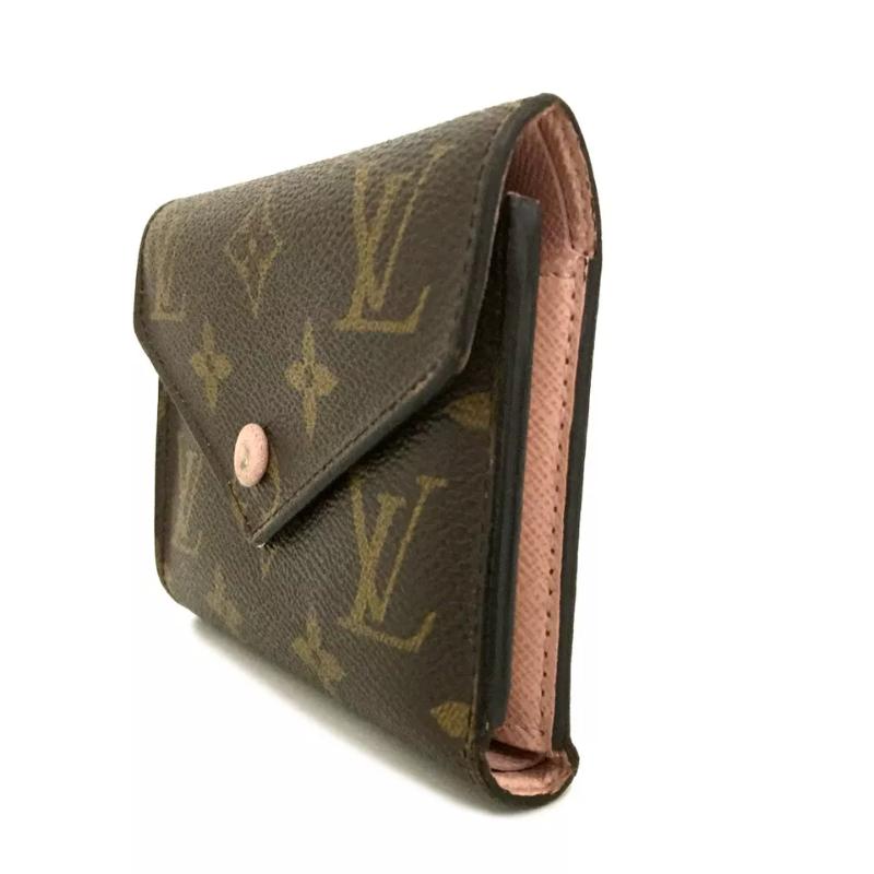 Louis Vuitton  Monogram Victorine Wallet Rose Ballerine MI3197