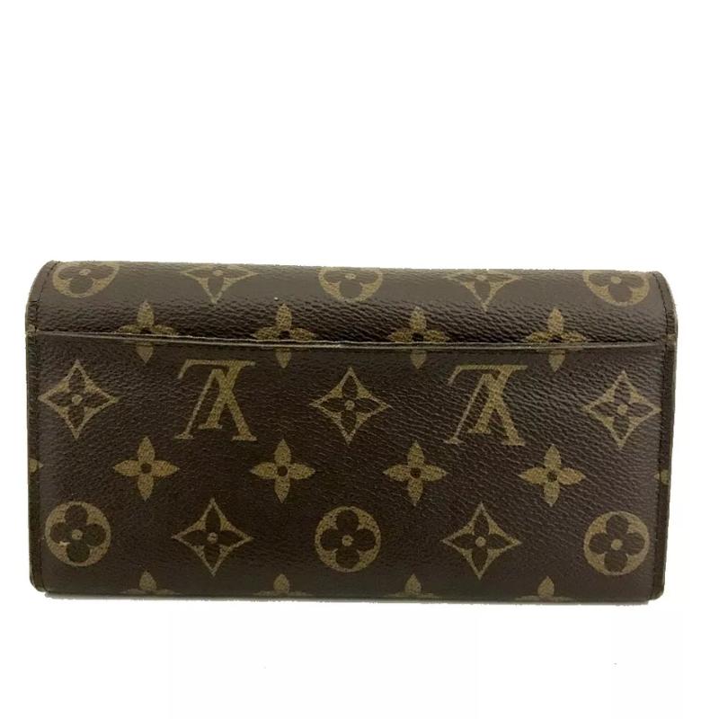 Louis Vuitton  Monogram Sarah Wallet NM Fuchsia SN1149