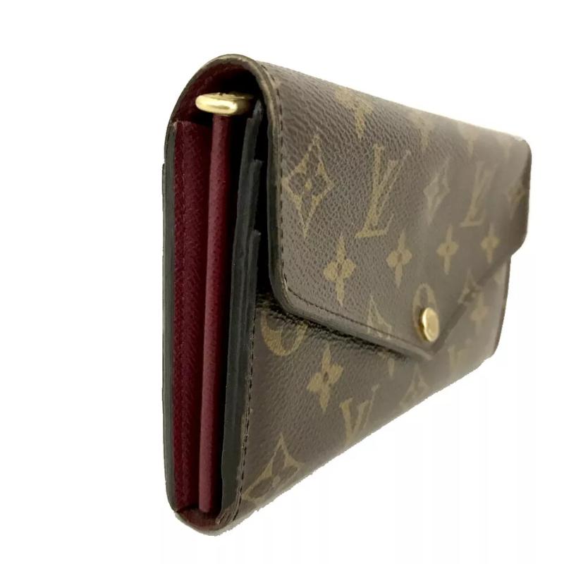 Louis Vuitton  Monogram Sarah Wallet NM Fuchsia SN1149