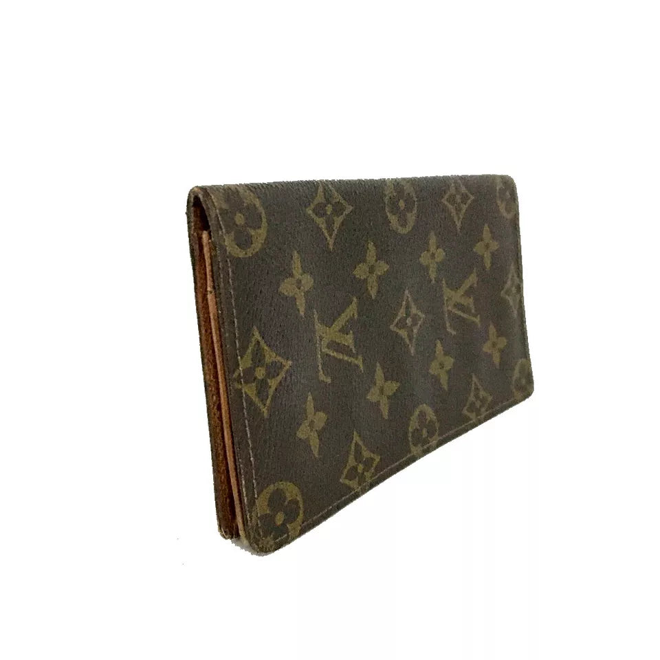 Louis Vuitton  Monogram Porte-Cartes Credit Yen Checkbook Wallet 8903CT