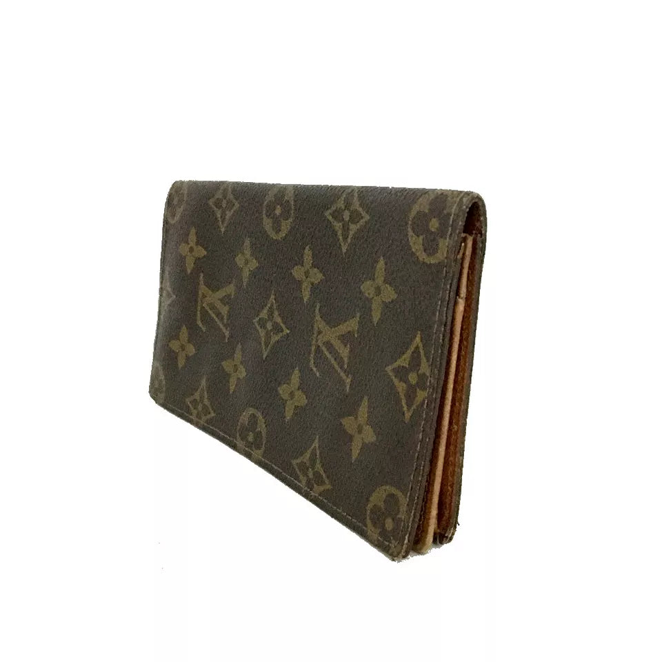 Louis Vuitton  Monogram Porte-Cartes Credit Yen Checkbook Wallet 8903CT