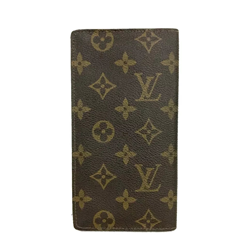 Louis Vuitton  Monogram Porte-Cartes Credit Yen Checkbook Wallet 8903CT