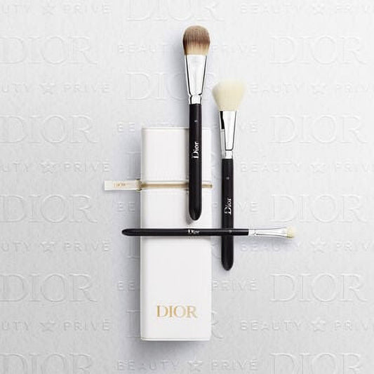 Dior Silver Welcome Gift GWP Makeup Brush Container