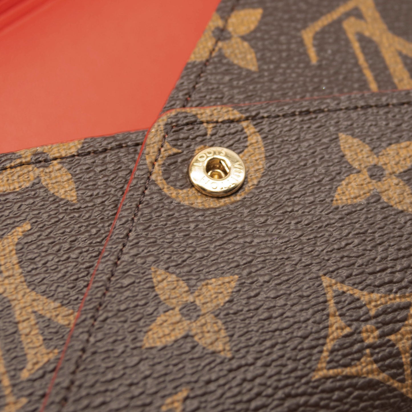 Louis Vuitton Monogram Medium Kirigami Pochette Insert Coquelicot