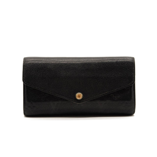 Louis Vuitton Empreinte Sarah Wallet NM Black