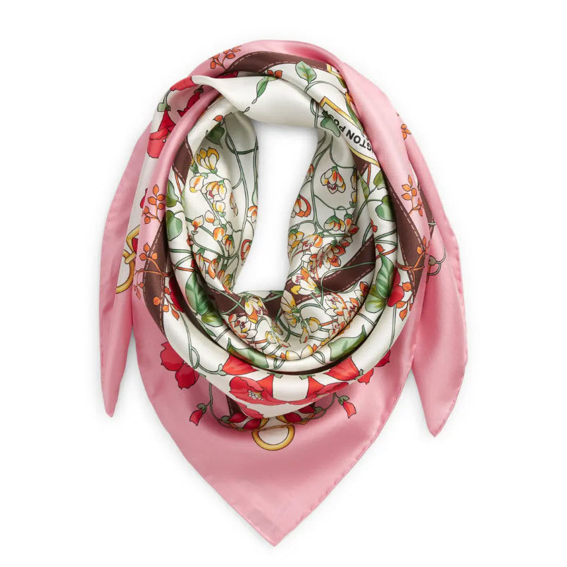 Burberry Ken Floral Print Silk Scarf