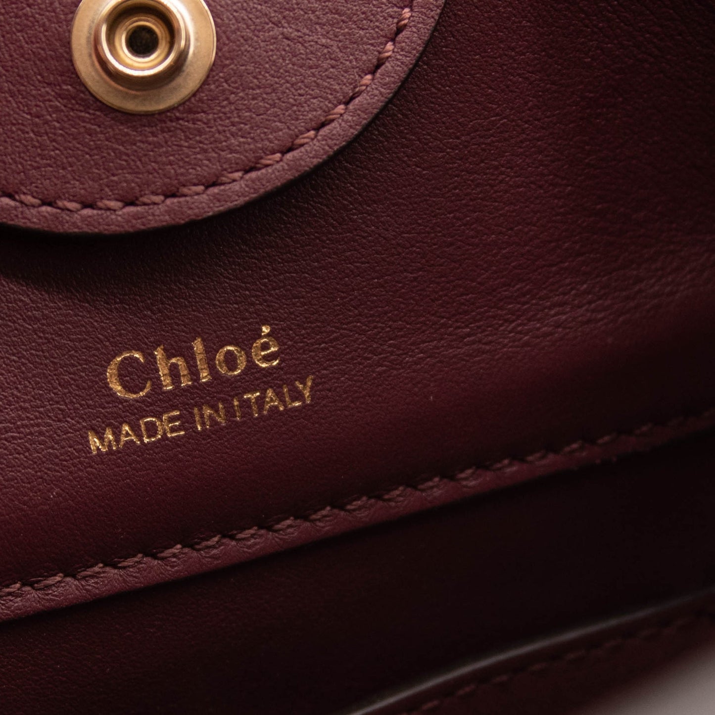 NEW Chloe Key Small Linen & Leather Bucket Bag